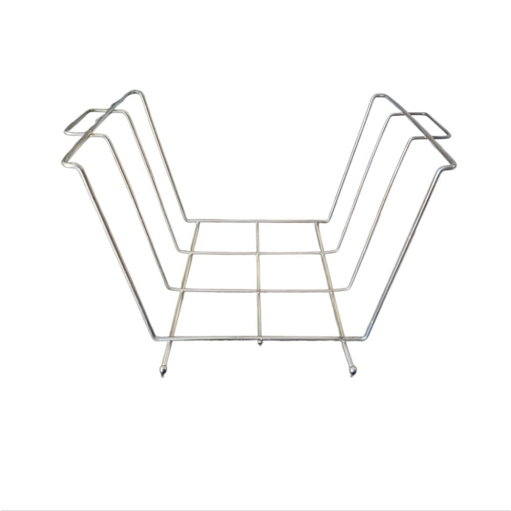 Vintage MID CENTURY MODERN BRASS Wire Megazine‎ Rack